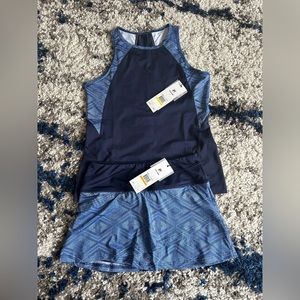 Fila Tennis Tank-Top size M + skort/skirt size S New with tags Bundle